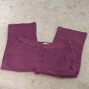 Merona Burgundy capris